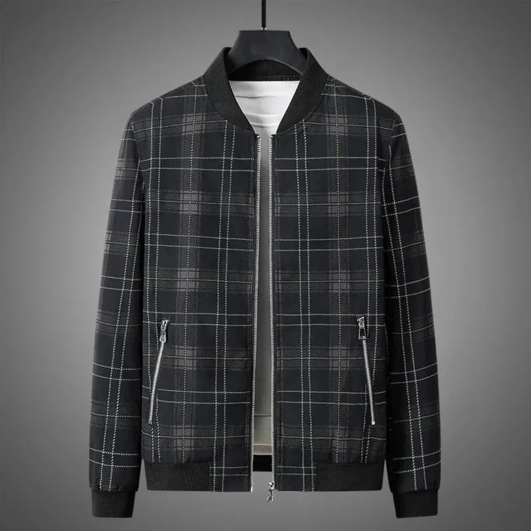 Lope | Eric Plaid Bomber Jacket