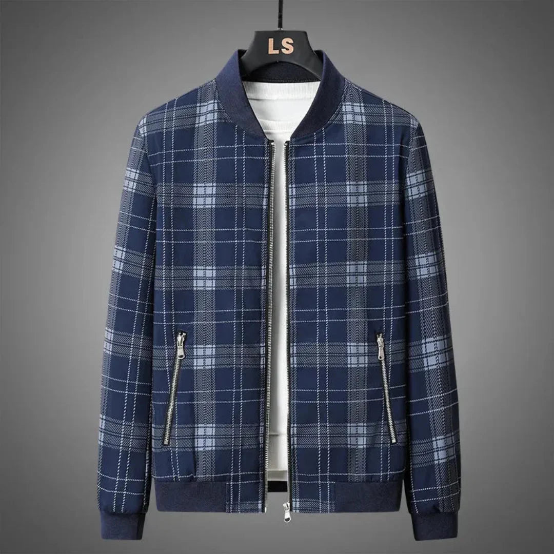 Lope | Eric Plaid Bomber Jacket