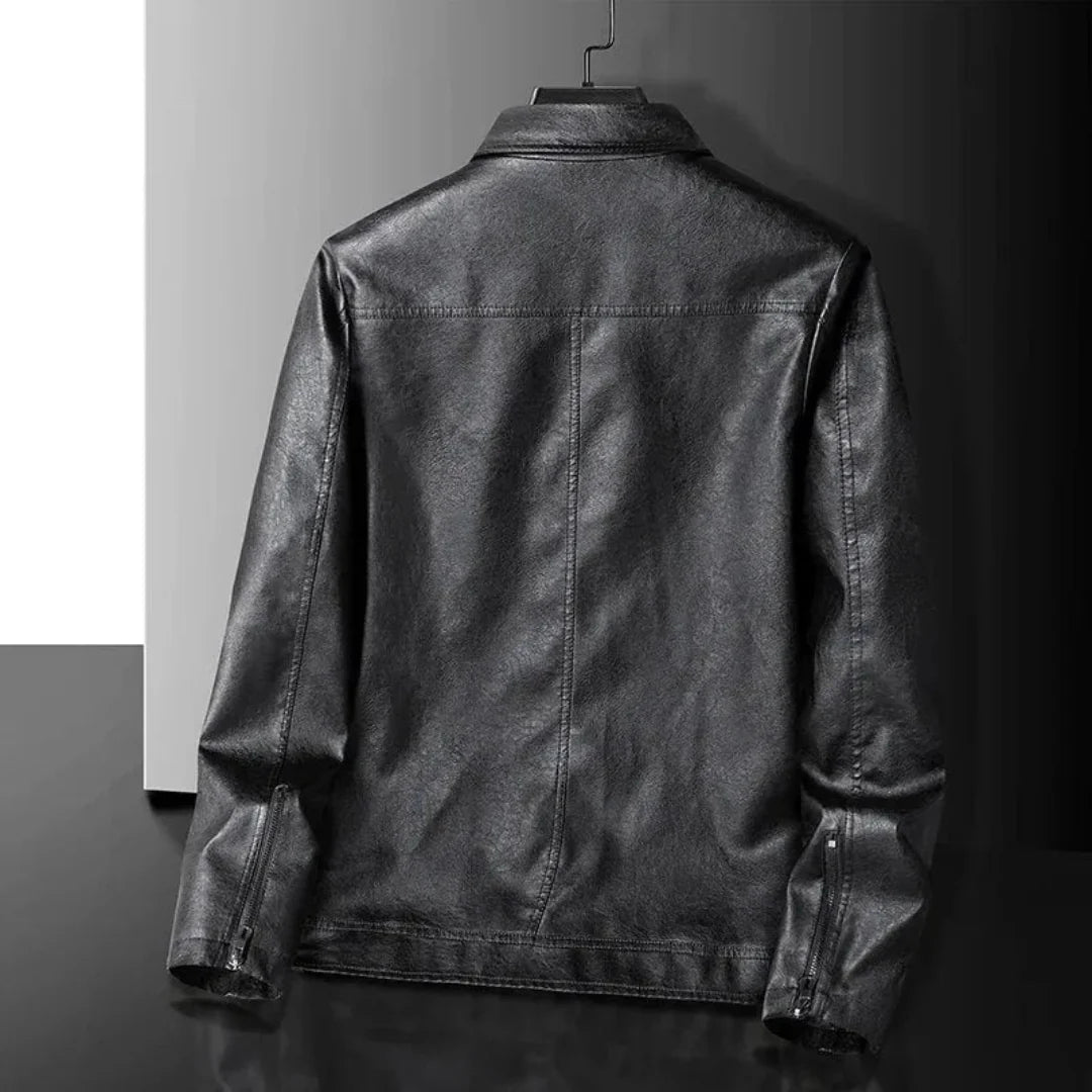 Cipriano | Fit Faux Leather Jacket