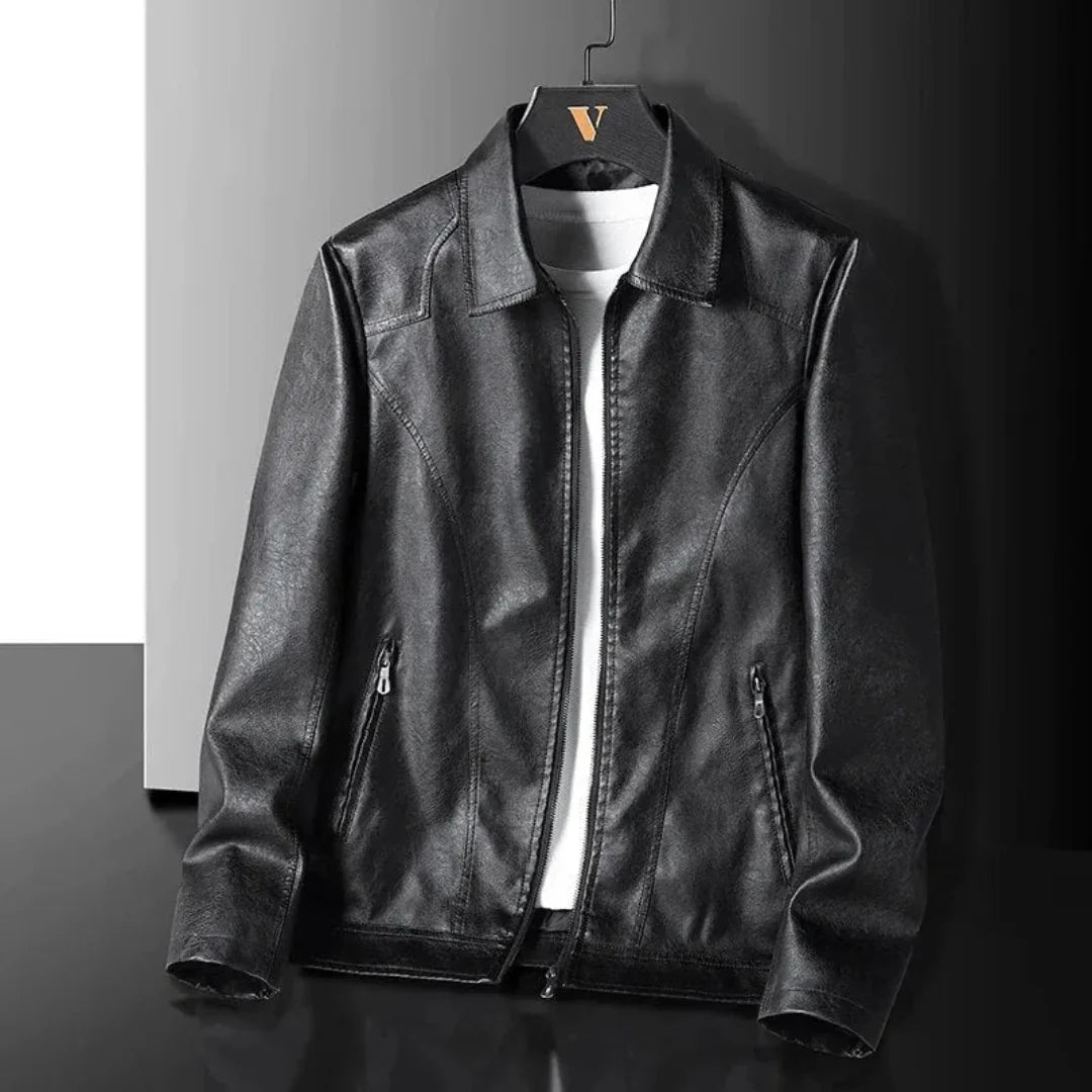 Cipriano | Fit Faux Leather Jacket
