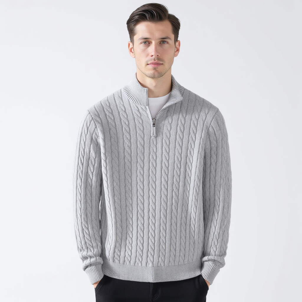 Zane® | Luxury Sweater With Zipper