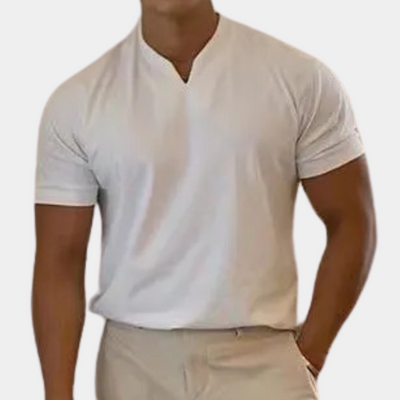 Manuel® | Classic V-neck shirt for men
