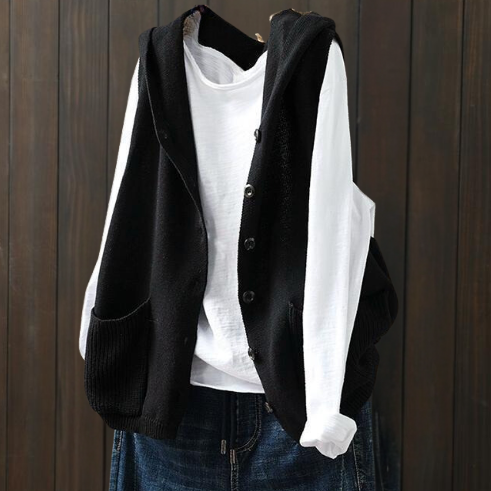 Sonny® | Women's Versatile Knitted Hooded Vest