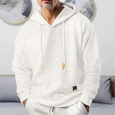 Barthram® | Men's Casual Solid Color Long Sleeve Hoodie 79975121Y