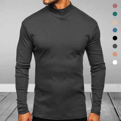 Juniper® | Men'S Solid Color Turtleneck Sweater