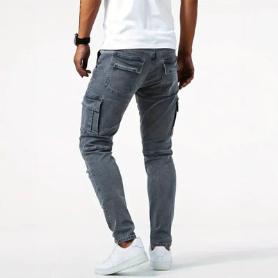 Nicanor | Flex Denim Cargo Skinny Jeans