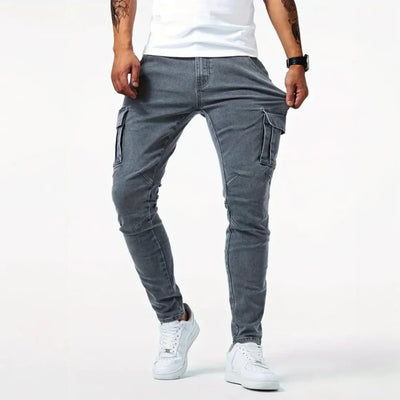Nicanor | Flex Denim Cargo Skinny Jeans