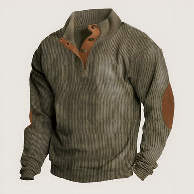 Adriano® | Ribbed Button Cardigan