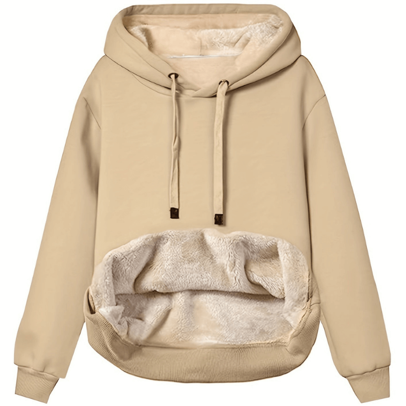Calisto | Plush-lined hoodie with cozy interior for women