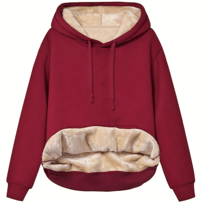 Calisto | Plush-lined hoodie with cozy interior for women
