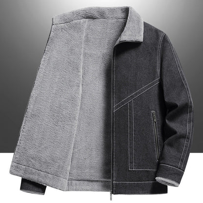 Cándido® | Boston Denim Sherpa Jacket