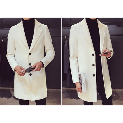 Odel | Men's Wool Coat Elegant Business Jacket - Office and Leisure
