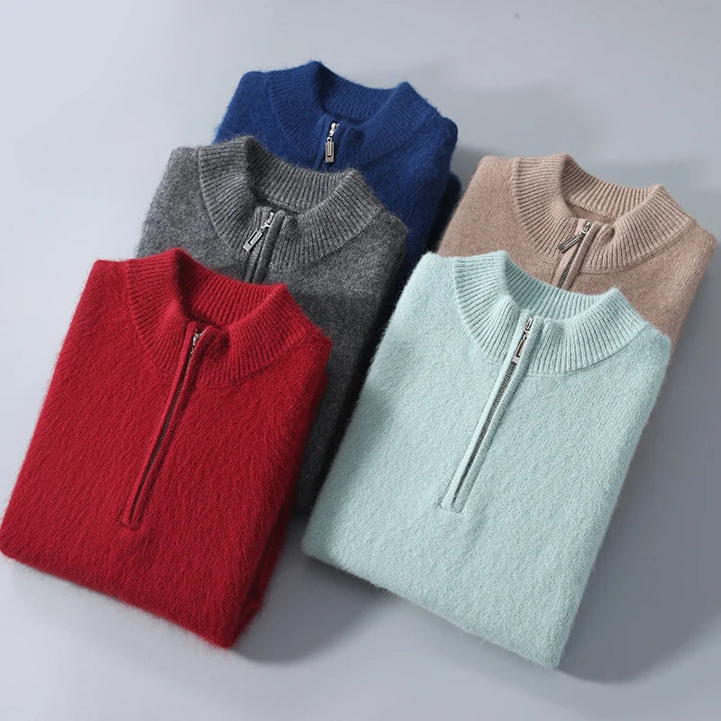 Ezra | Genève Cashmere Zip Up