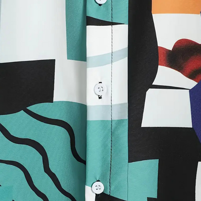 Fernando® | Vibrant Printed Shirt For Men
