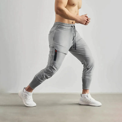 Sabino® | Gray Slim-Fit Sports Trousers