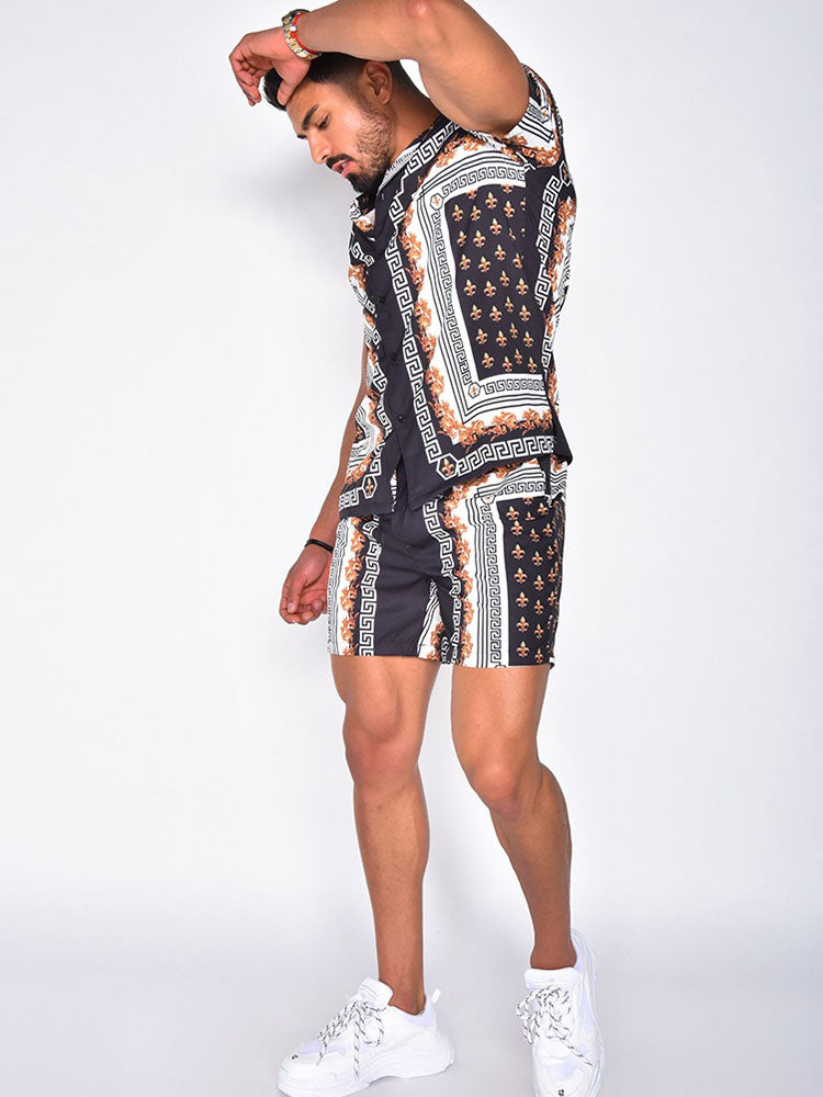 Mateo® | Men'S Shirts With Buttons In Vintage Baroque Style