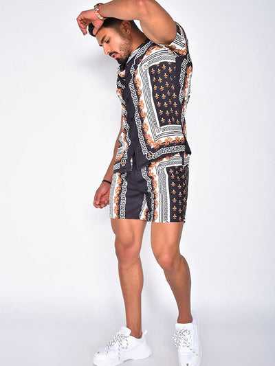 Mateo® | Men'S Shirts With Buttons In Vintage Baroque Style