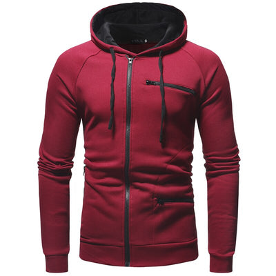 Brandon® | Casual, sporty zip-up hoodie