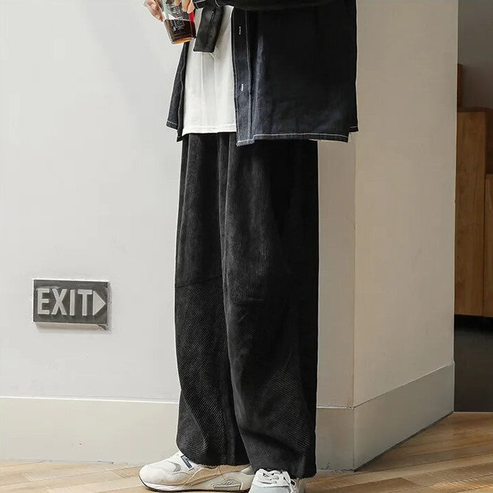 Jodan® | Casual Corduroy Trousers, Wide Trousers