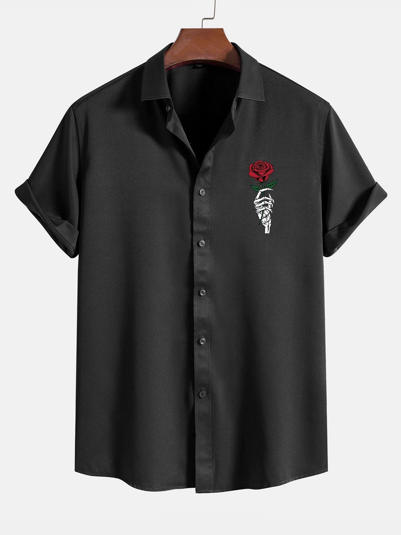 Astorre® | Rose Skull Print Shirt