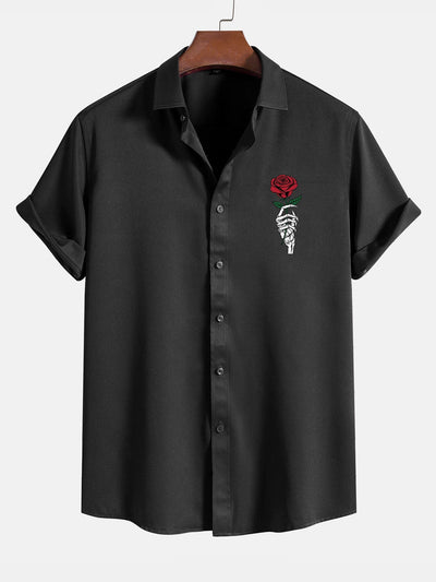 Astorre® | Rose Skull Print Shirt