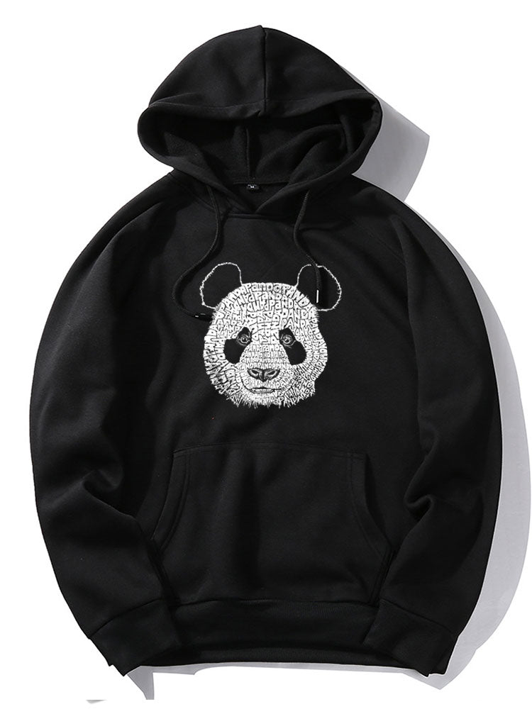 Myles | Panda Painting Print Hoodie