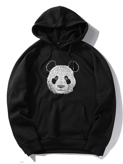 Myles | Panda Painting Print Hoodie