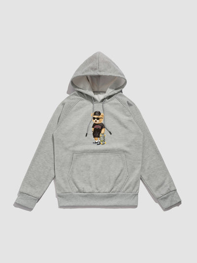 Giovanni | Skate Bear Print Hoodie