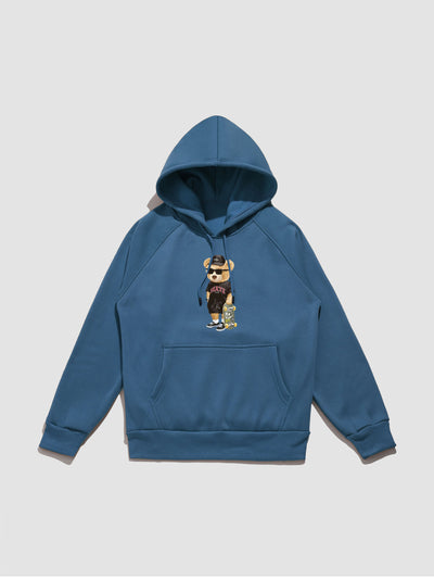 Giovanni | Skate Bear Print Hoodie