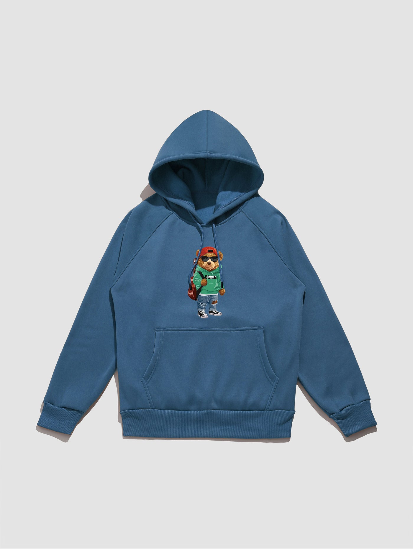 Gino | Guitar Bear Print Hoodie