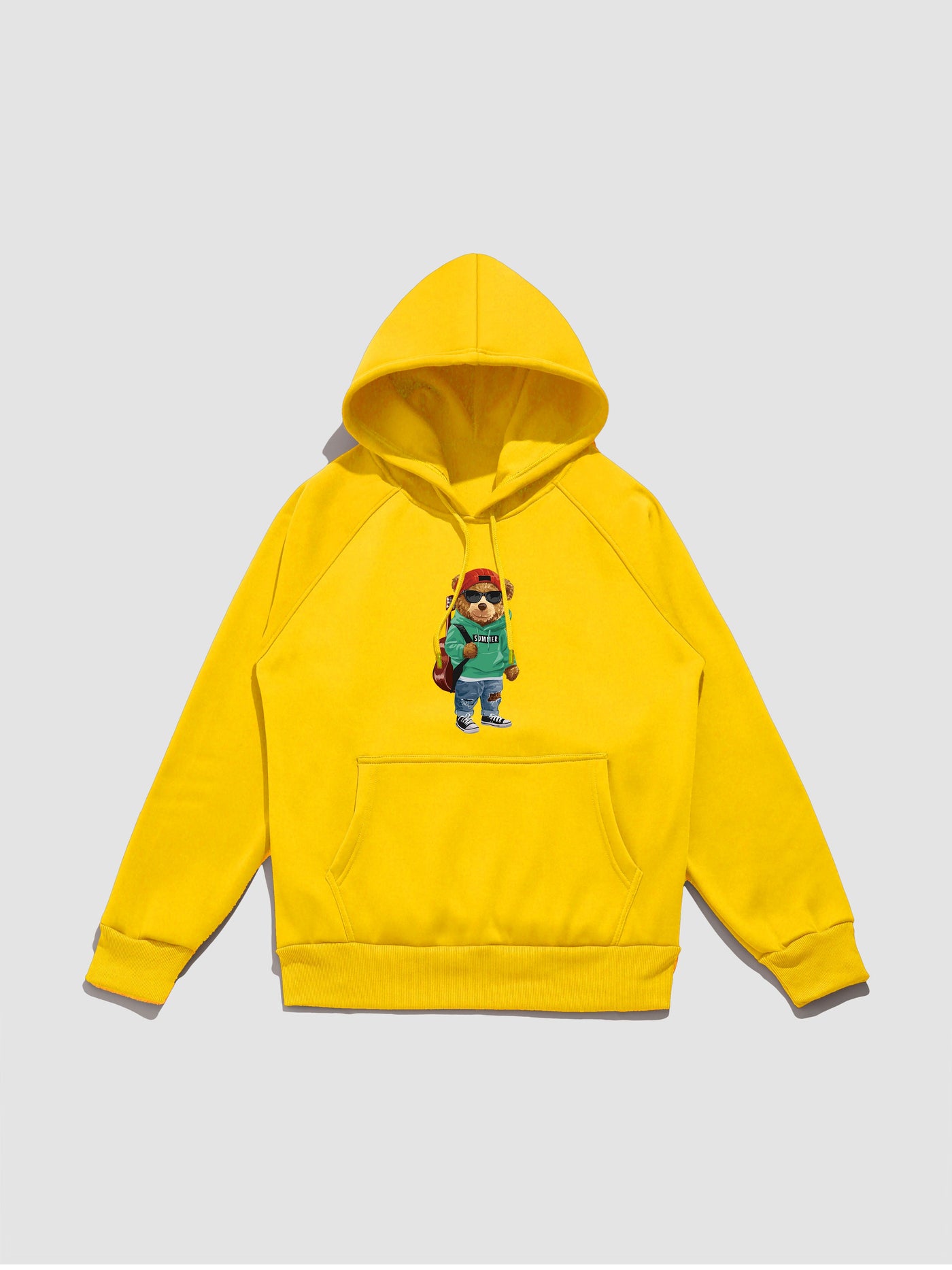 Gino | Guitar Bear Print Hoodie