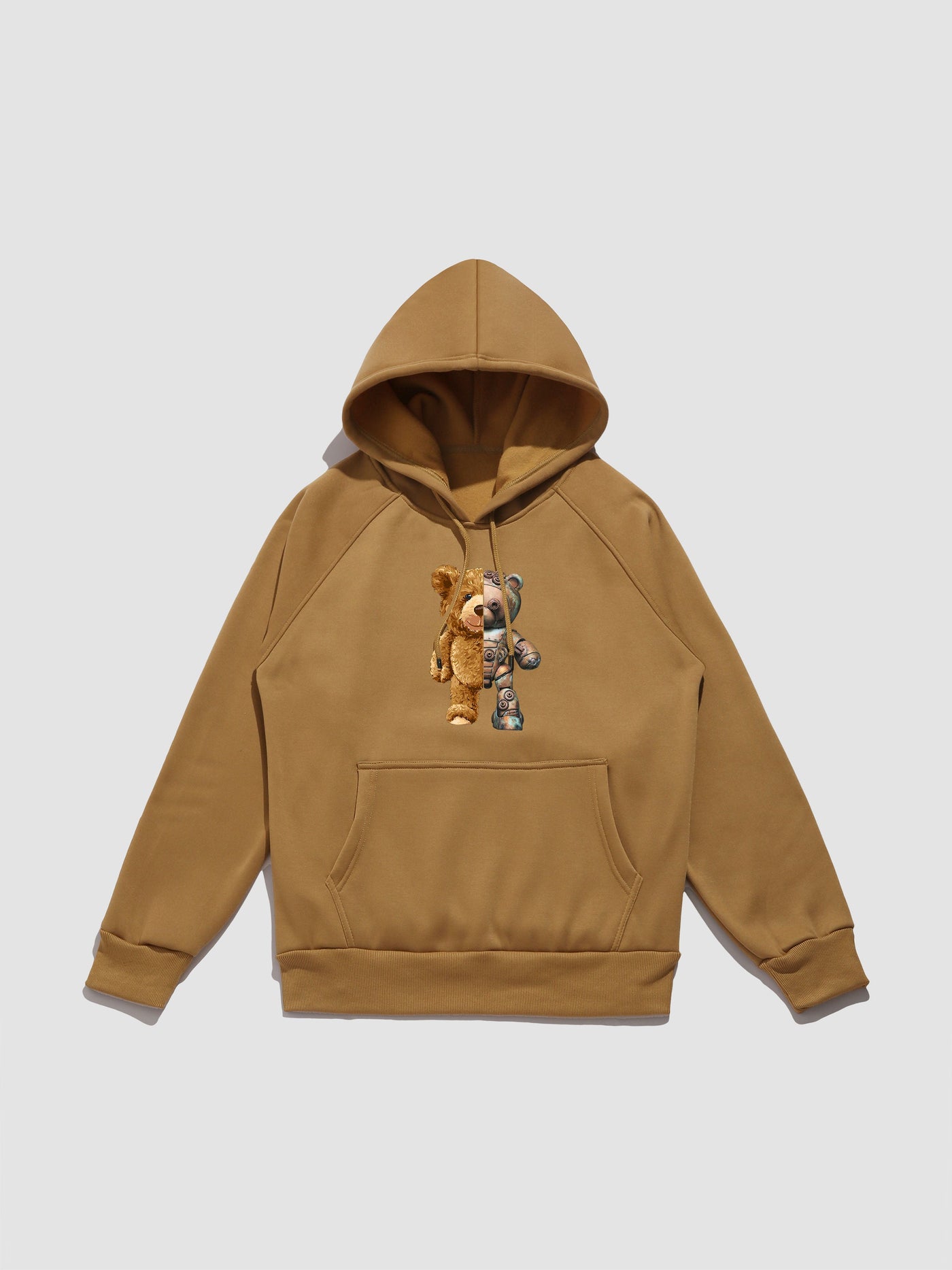 Zion | Robot Bear Graphic Print Hoodies