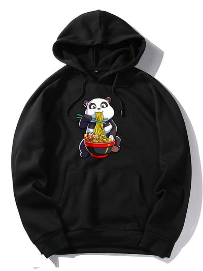 Lars | Panda Eating Ramen Print Hoodie
