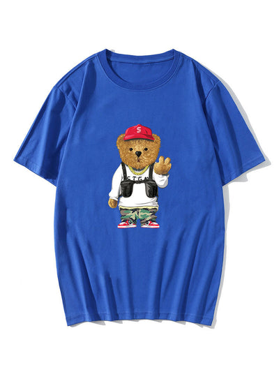Hugo® | Cartoon Bear Print T-Shirt