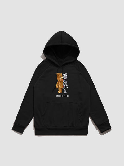 Otto | Robot Bear Graphic Hoodies