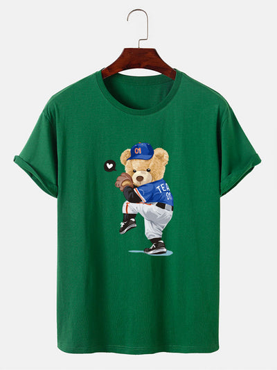 Óscar® | Baseball Bear Bear Print T-Shirt