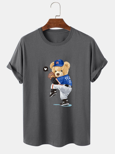 Óscar® | Baseball Bear Bear Print T-Shirt