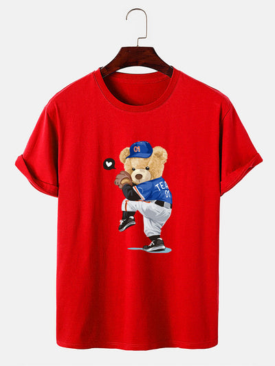 Óscar® | Baseball Bear Bear Print T-Shirt