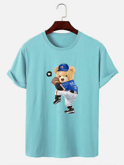 Óscar® | Baseball Bear Bear Print T-Shirt