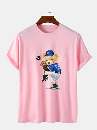 Óscar® | Baseball Bear Bear Print T-Shirt