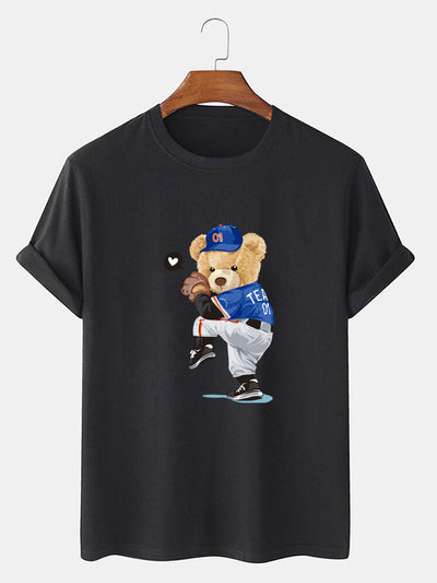 Óscar® | Baseball Bear Bear Print T-Shirt