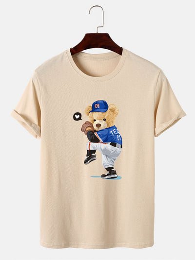 Óscar® | Baseball Bear Bear Print T-Shirt
