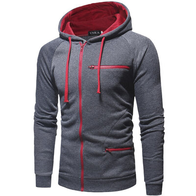 Brandon® | Casual, sporty zip-up hoodie
