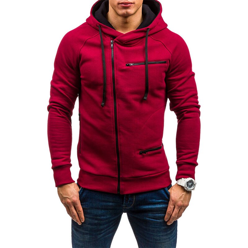Brandon® | Casual, sporty zip-up hoodie