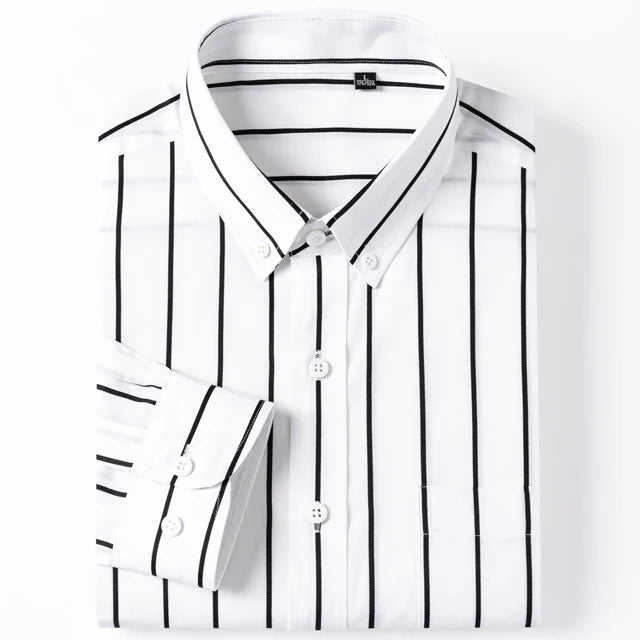 John | Elegant Striped Cotton Shirt