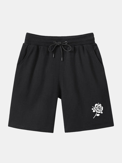 Isidoro® | Rose Print Mid Length Shorts