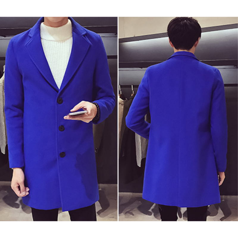 Odel | Men's Wool Coat Elegant Business Jacket - Office and Leisure