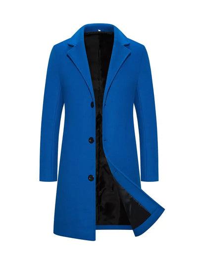 Ringo | Elegant long wool coat for men