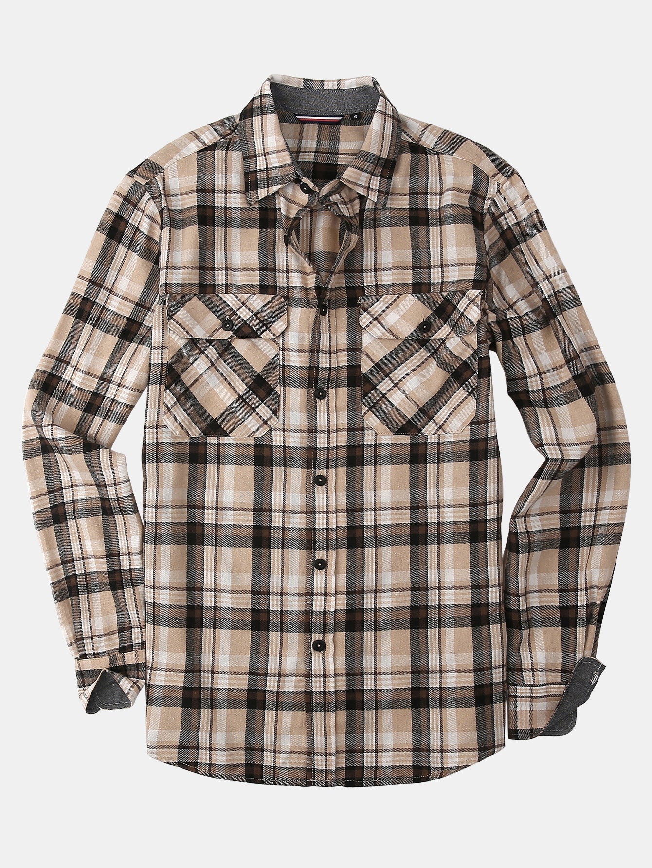 Dardo® | Flannel Plaid Button Up Shirt