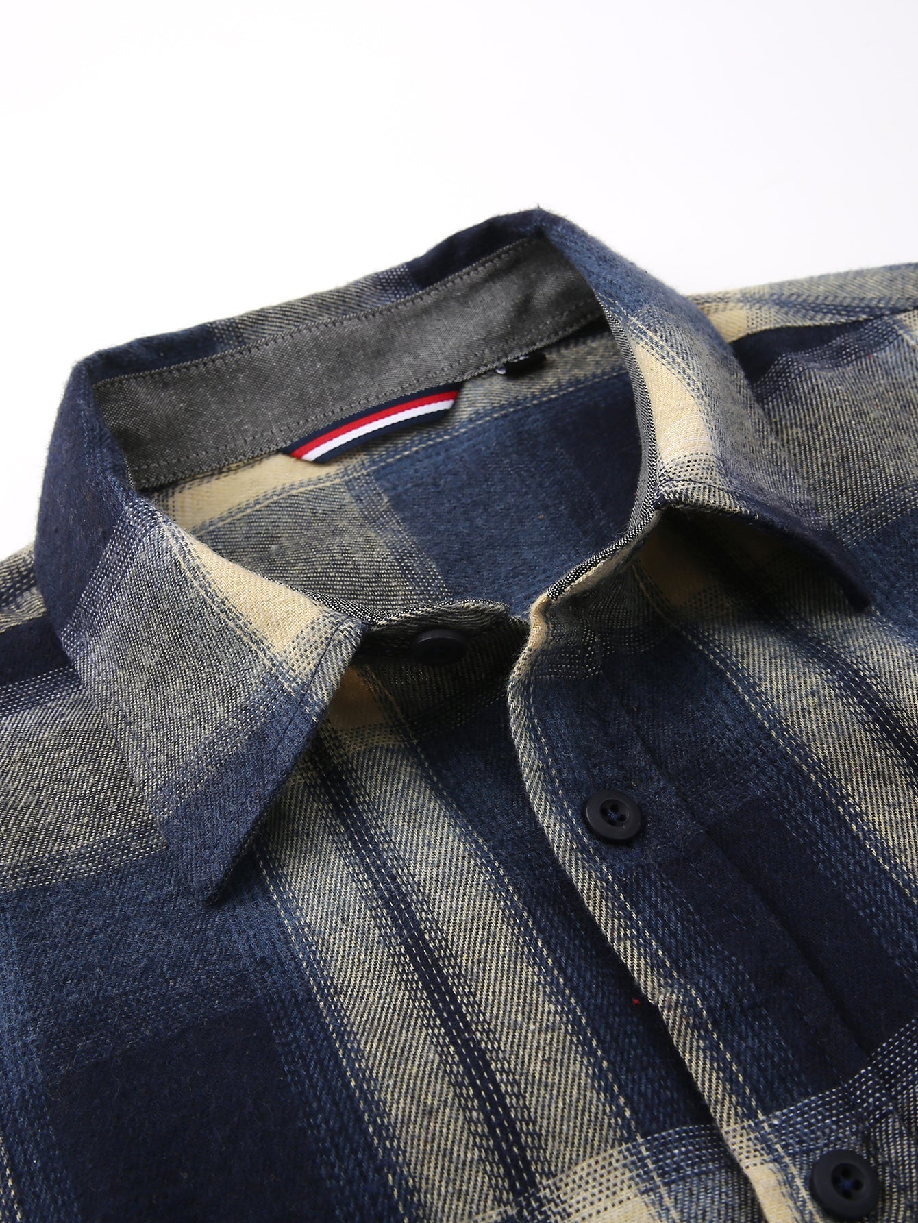 Demetrio® | Flannel Plaid Button Up Shirt